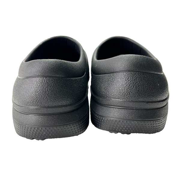 CROCS Clogs Unisex Men7/Wmn9 Black On The Clock Slip On Work Slip Resistant - Picture 3 of 11